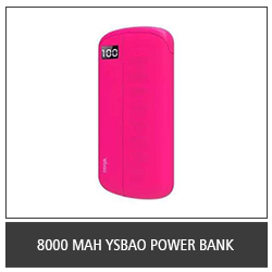 8000 mAh YSBAO Power Bank